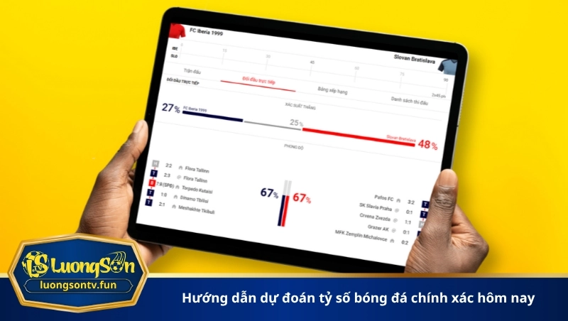 Hướng dẫn dự đoán tỷ số bóng đá chính xác hôm nay